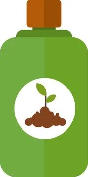 Vector illustration of various fertilizers. Flat style. Stock Illustration