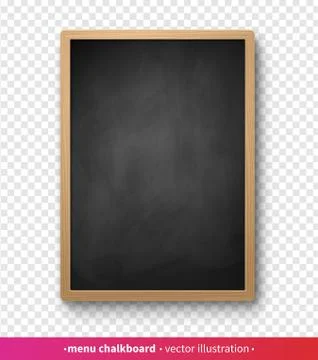 Vector illustration of vertical menu board Stock Illustration