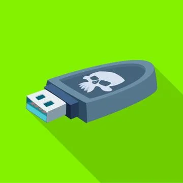 Vector illustration of virus and secure icon. Set of virus and cyber stock Stock-Illustration