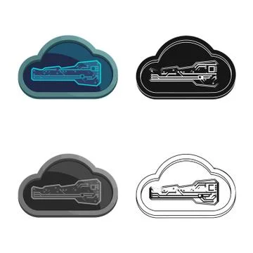 Vector illustration of virus and secure logo. Set of virus and cyber stock Stock-Illustration