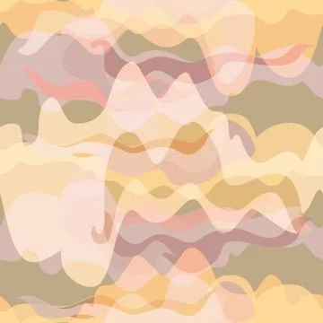 VECTOR ILLUSTRATION OF WARPED WAVES AND CURVED STRIPES.. Stock Illustration