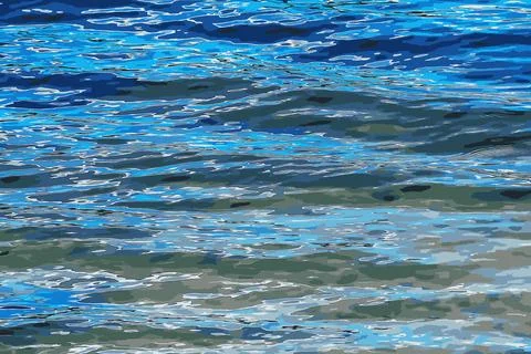 Vector illustration of water ripple texture background. Wavy water surface du Illustrazione stock