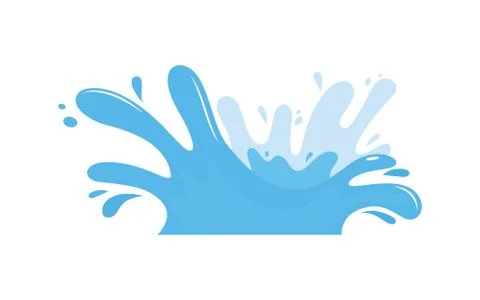 Vector illustration water splash Stock Illustration