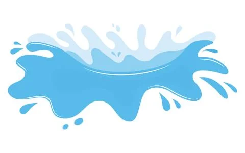 Vector illustration water splash Illustrazione stock
