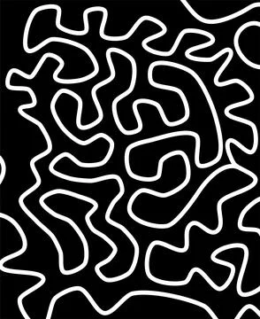 Vector illustration of wavy lines background for design. Stock Illustration