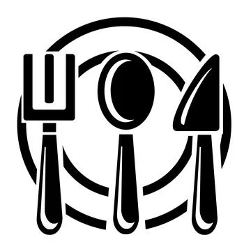 Vector illustration, web icon dish, food. Stock Illustration