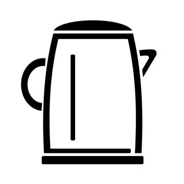 Vector illustration, web icon. Electric kettle. Stock Illustration