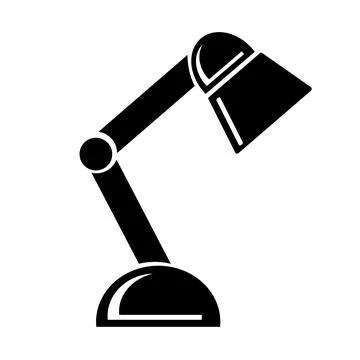 Vector illustration, web icon. Lamp. Stock Illustration