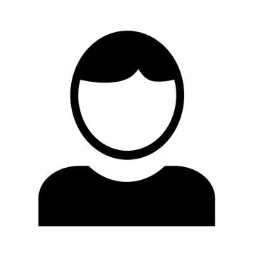 Vector illustration, web icon of a person. Profile picture. Stock Illustration