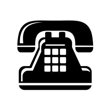 Vector illustration, web icon. A phone with a handset. Stock Illustration