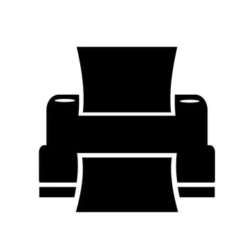 Vector illustration, web icon. Printer for printing. Stock Illustration