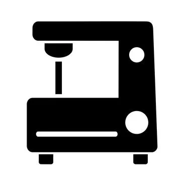 Vector illustration, web icon. Sewing machine. Stock Illustration
