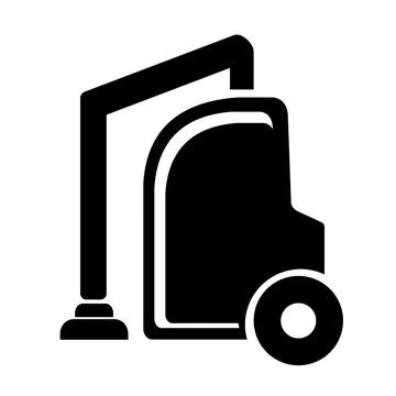 Vector illustration, web icon. Vacuum cleaner. Stock Illustration