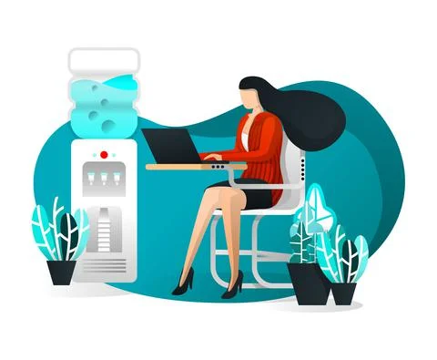 Vector Illustration For Web Page, Element, Banner, Presentation, Poster, UI.  Stock Illustration