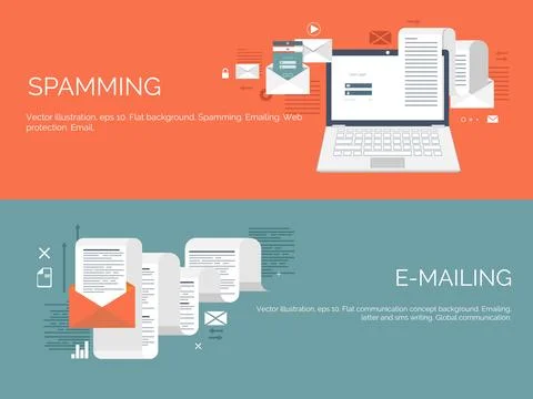 Vector illustration. Web search. Flat computing background. Programming ,coding Stock Illustration