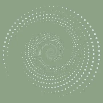 Vector illustration which consist of circles. Optical illusion pattern. Dotted Stock Illustration