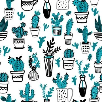 Vector illustration of willow branches in vase isolated on a white background Stock Illustration