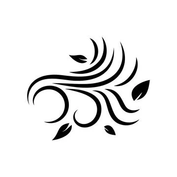 Vector illustration of wind icon Stock Illustration