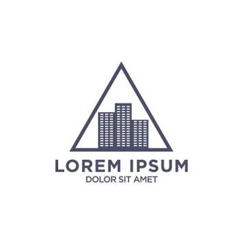 Vector illustration winning construction icon logo design Stock Illustration