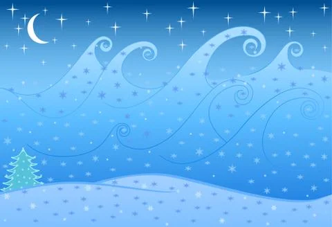 Vector illustration Winter Stock Illustration