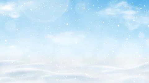 Vector illustration of winter landscape Stock Illustration