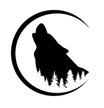 Vector illustration of a wolf Stock Illustration