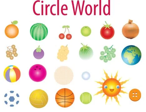 Vector illustration of world of cycle Stock Illustration