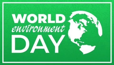 Vector illustration of a World Environment Day. Stock Illustration