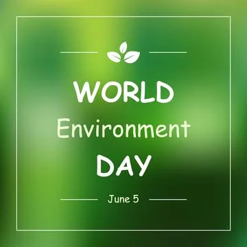 Vector illustration of a World Environment Day. Vector isolated illustration. Stock Illustration