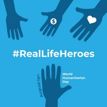 Vector Illustration Of World Humanitarian Day. Stock Illustration
