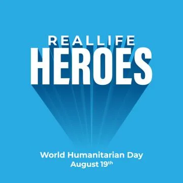 Vector Illustration Of World Humanitarian Day. Stock Illustration