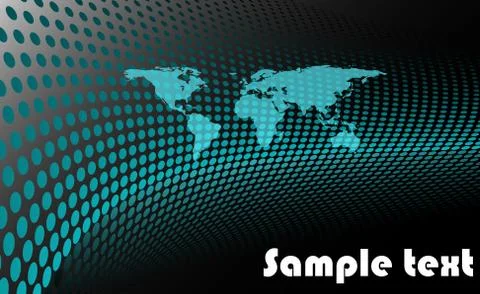 Vector illustration of world Stock Illustration