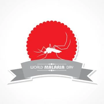 Vector Illustration of World Malaria Day 스톡 일러스트