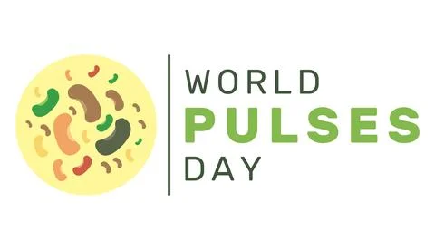 Vector illustration of World Pulses Day Stock Illustration
