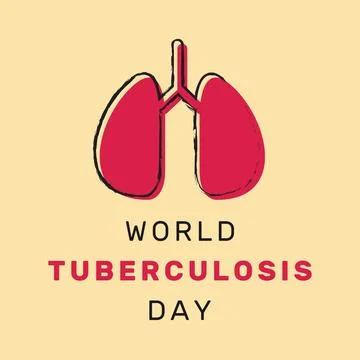 Vector illustration of World Tuberculosis Day March 24 Stock Illustration