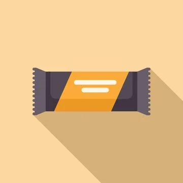 Vector illustration of a wrapped candy bar Stock Illustration
