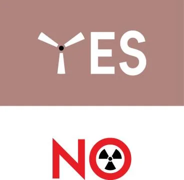 Vector illustration of Yes or No Stock Illustration