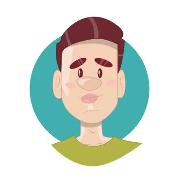 Vector illustration of young man for your design Stock Illustration
