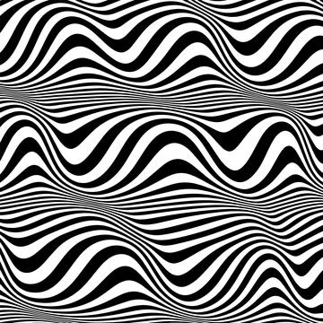 Vector illustration of a zebra-inspired background with textured stripes, p.. Stock Illustration