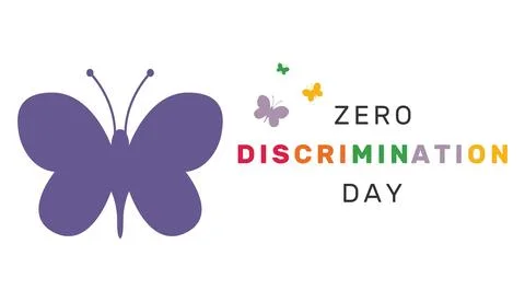 Vector illustration of Zero Discrimination Day. Observed on 1st March Stock Illustration