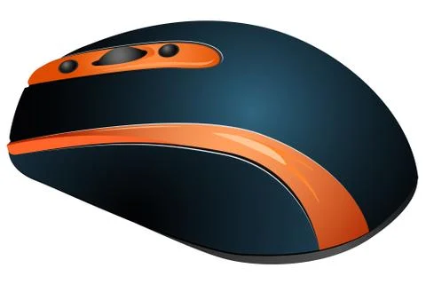 Vector illustrations computer mouse Stock Illustration