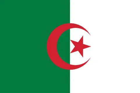Vector Image of Algeria Flag Stock Illustration