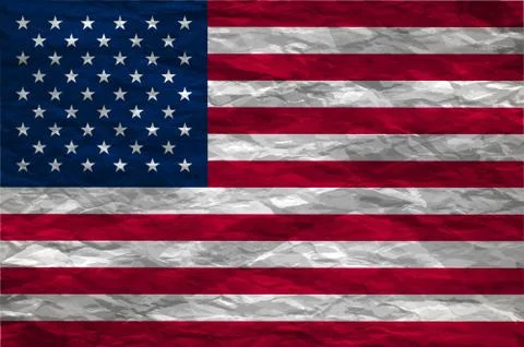 Vector image of american flag background Stock Illustration