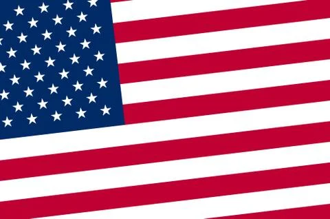 Vector image of american flag independence day Stock Illustration