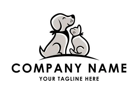 Vector image of animal logo design on white background	 Stock Illustration