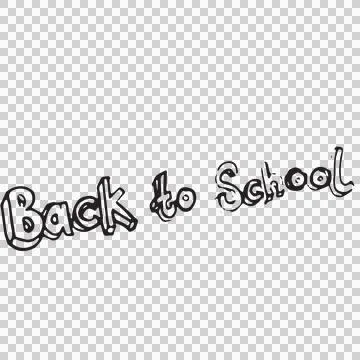 Vector image of back to school text Stock Photos