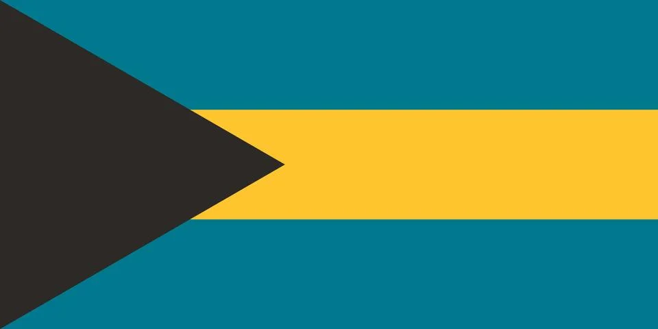 Vector Image of The Bahamas Flag Stock Illustration