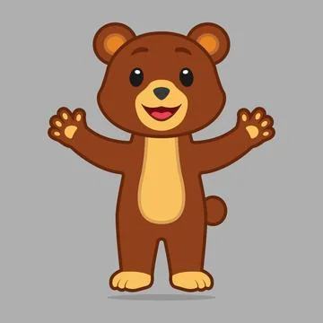 Vector image of a bear Stock Illustration