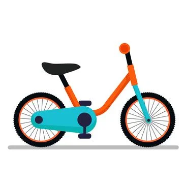 Vector image of bicycle Ilustración de archivo