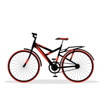 Vector image of bicycle Stock Illustration